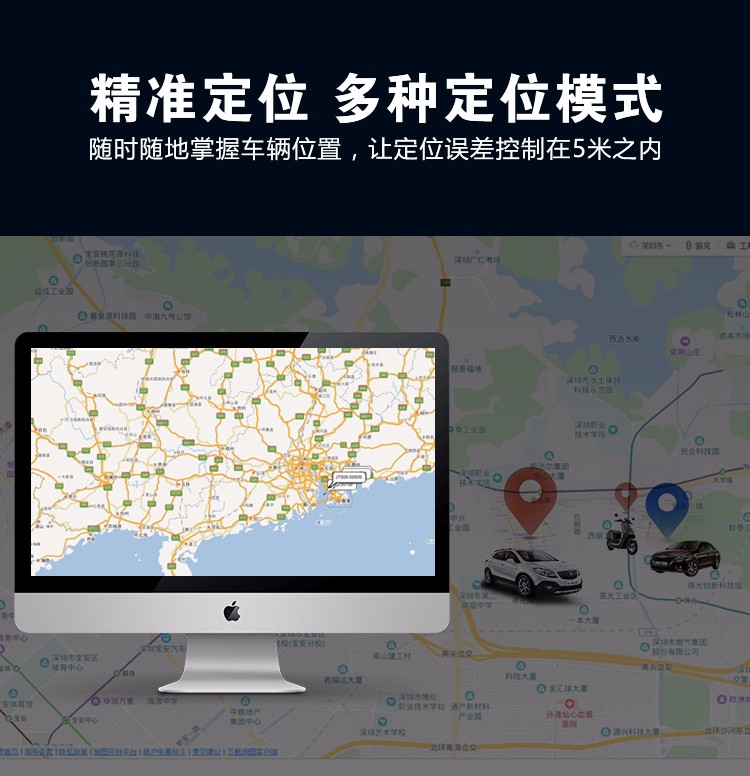 精準定位，多種定位模式/